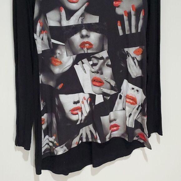 EDISTA Medium Black Long Sleeve Shirt - Picture 3 of 7